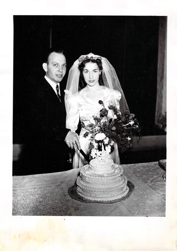 Rachel Pierce married Bearl W. Nichols in El Paso, Texas on December 4, 1945.