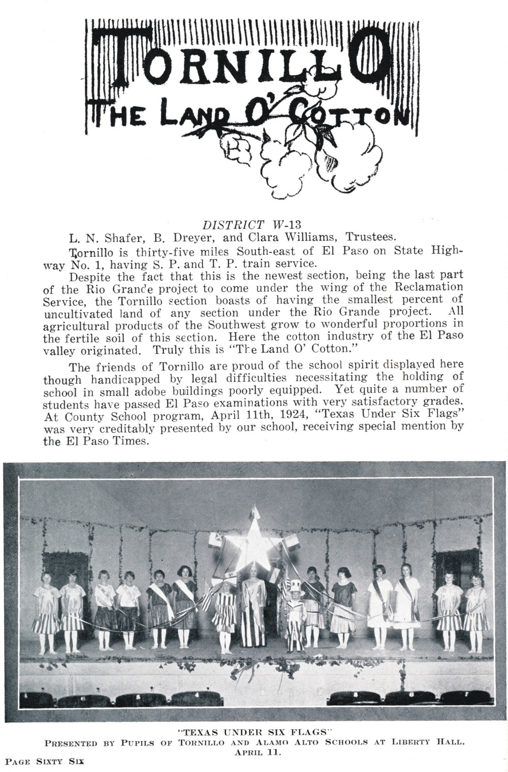 Early Lower Valley Schools History of Tornillo El Paso County Historical Society