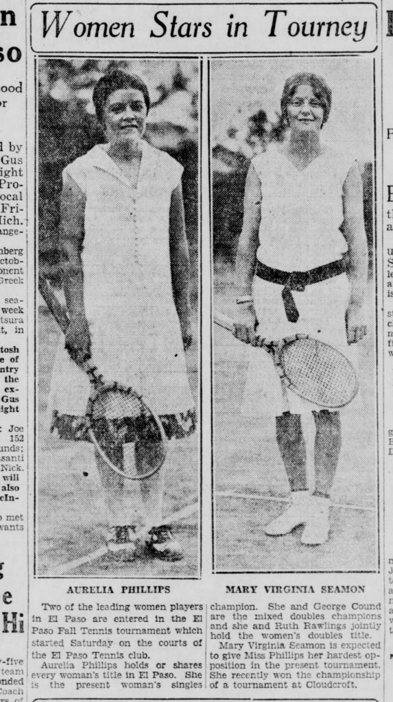 Pioneering Women Athletes in El Paso Tennis El Paso County