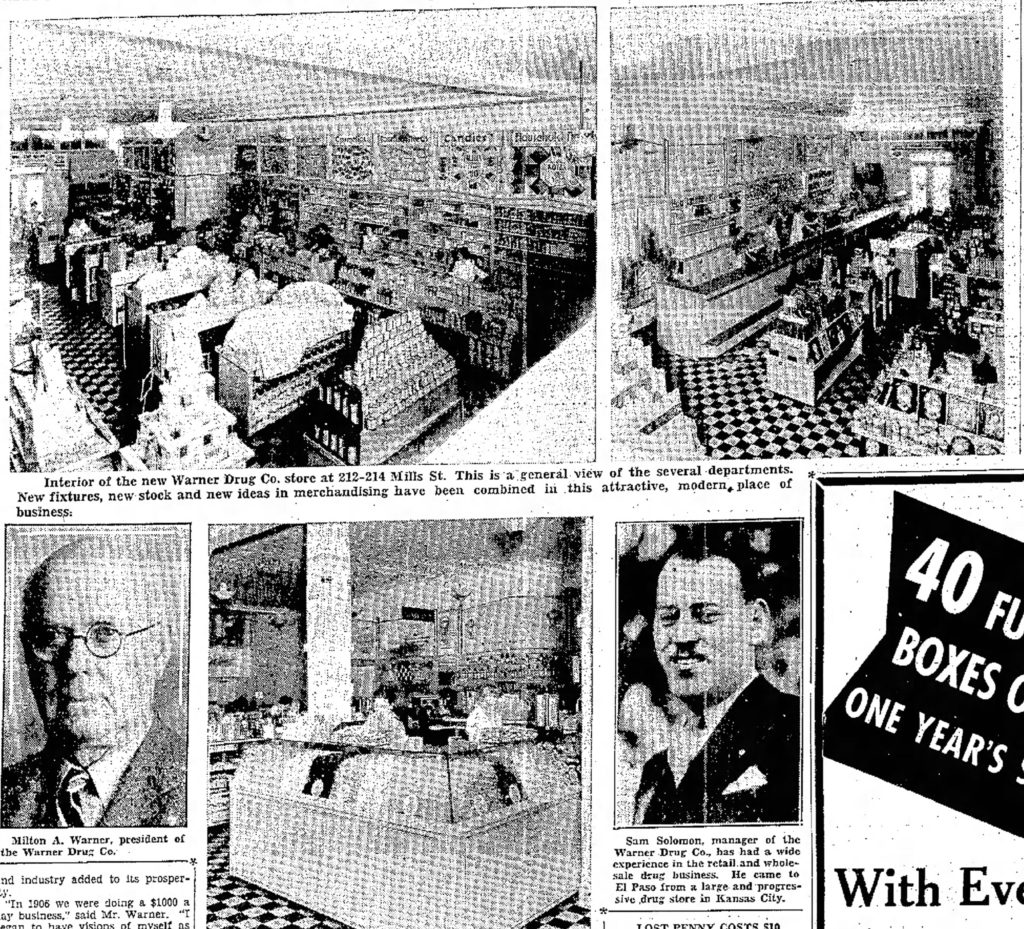 Warner Drug Company El Paso County Historical Society